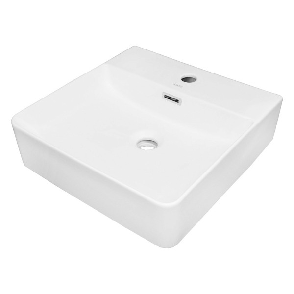 Раковина накладная Azario 42x42x12 белый матовый (AZ-2177-MW)