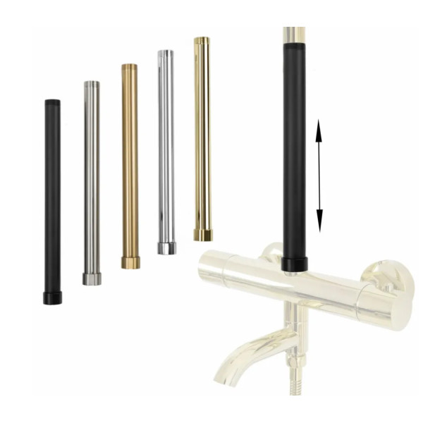 Удлинитель душевой стойки Rea 30 см Nicel (Tom, Soul, Aldi, Bliss, Santos, Roger, Lungo с термостатом, Luis, Vigo) (REA-K7703)