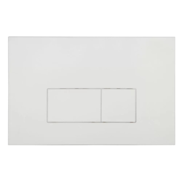 Клавиша смывная Vieir двойной смыв, белая матовая, пластик (VRQ74-2F) Клавиша смывная Vieir двойной смыв, белая матовая, пластик (VRQ74-2F)