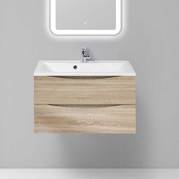 Тумба подвесная BelBagno Marino 80 Rovere Bianco (MARINO-800-2C-SO-WO-P)