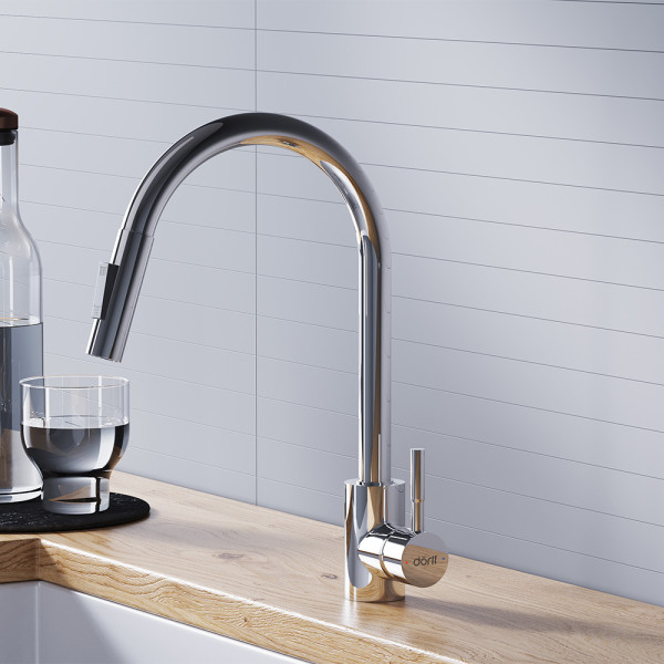 Смеситель для кухни Dorff Logic хром (D3007500) Смеситель для кухни Dorff Logic хром (D3007500)