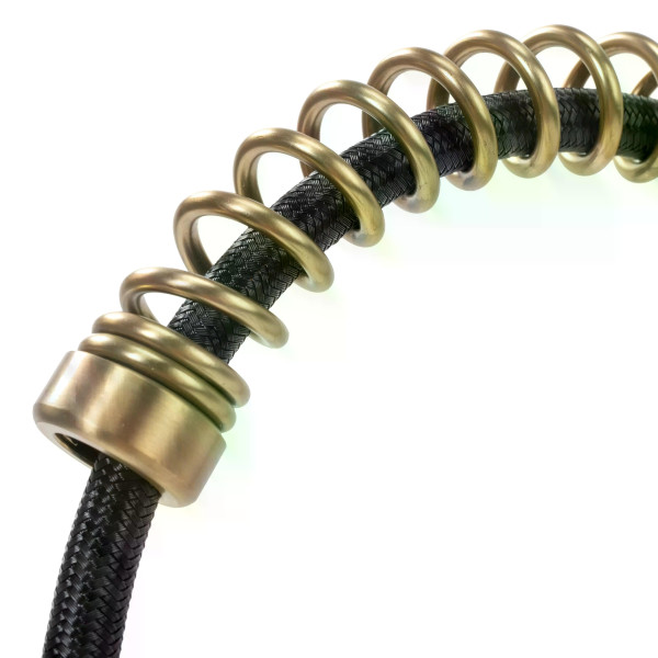 Смеситель для кухни Rea Colin с выдвижным изливом золото матовое (REA-B4821)