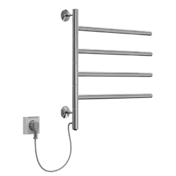 Полотенцесушитель электрический INDIGO Strela 505*521 серебристый (STE52-60) Полотенцесушитель электрический INDIGO Strela 505*521 серебристый (STE52-60)