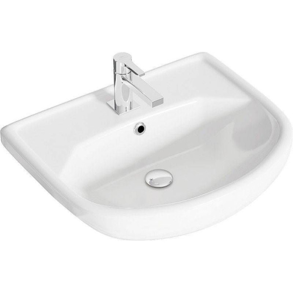 Раковина мебельная Kirovit Уют 490x185x440 белая (12091) Раковина мебельная Kirovit Уют 490x185x440 белая (12091)