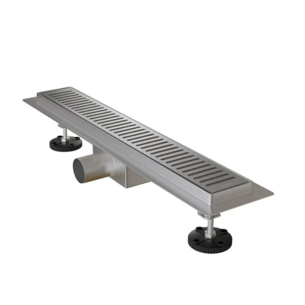 Душевой лоток Iddis Level 500 мм горизонтальный выпуск комб. затвор перфор. решетка хром (975A5SB10DZ)