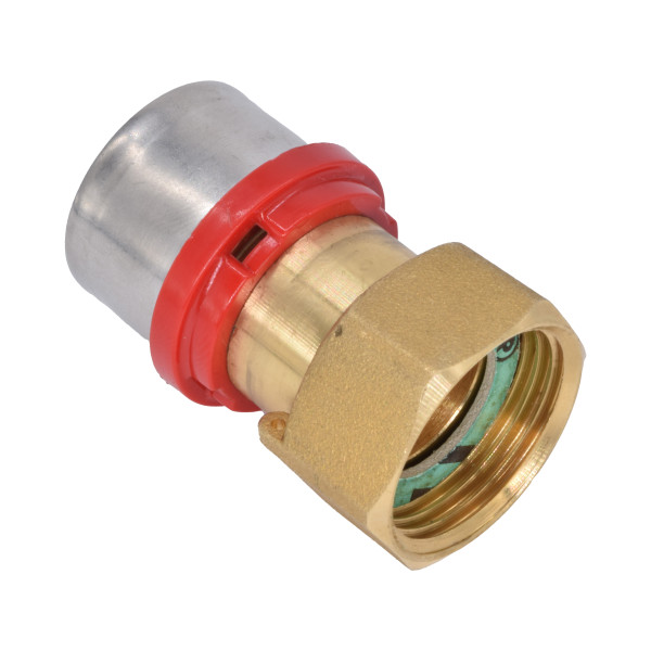 Соединение прямое Tiemme 32х1" с накидной гайкой (пресс) (1650134 / 1665G003206CZ) Соединение прямое Tiemme 32х1" с накидной гайкой (пресс) (1650134 / 1665G003206CZ)