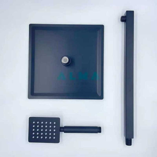 Душевая система ALMAes Weber черная матовая (TVZ-0808)