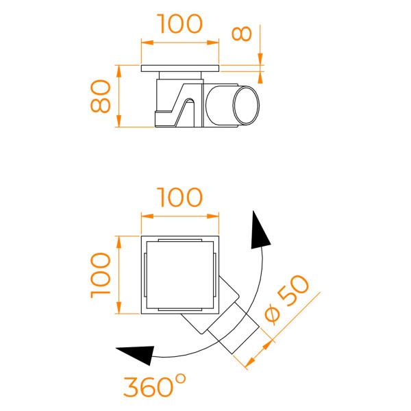 Душевой трап RGW Drain Leo 1000 золотой (60210210-06)