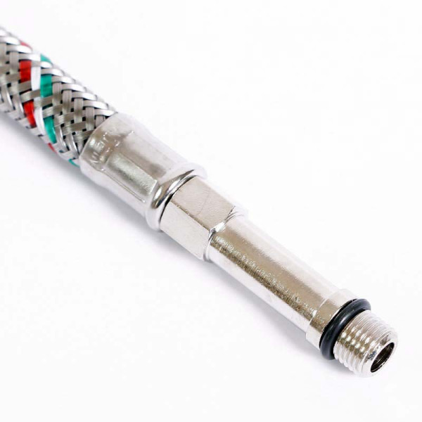 Подводка гибкая для смесителя Uni-Fitt 300 мм 1/2"*МL10х1 удл. штуцер DN 8 оплётка из нерж. стали (503S2803) Подводка гибкая для смесителя Uni-Fitt 300 мм 1/2"*МL10х1 удл. штуцер DN 8 оплётка из нерж. стали (503S2803)