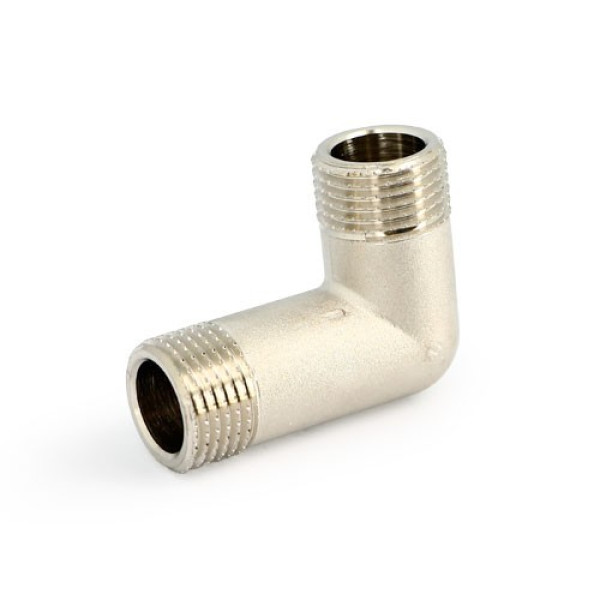 Угольник 1/2" НН разносторонний Uni-Fitt (никель) 613N2211