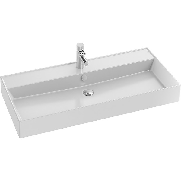 Раковина накладная Jacob Delafon Vivienne 100x46 белая (EXBJ112-00) Раковина накладная Jacob Delafon Vivienne 100x46 белая (EXBJ112-00)