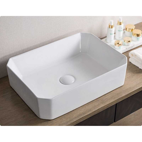Раковина накладная BelBagno белая (BB1387) Раковина накладная BelBagno белая (BB1387)