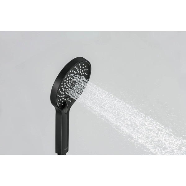 Душевая лейка Aquatek Лугано черный матовый (AQ2201MB)