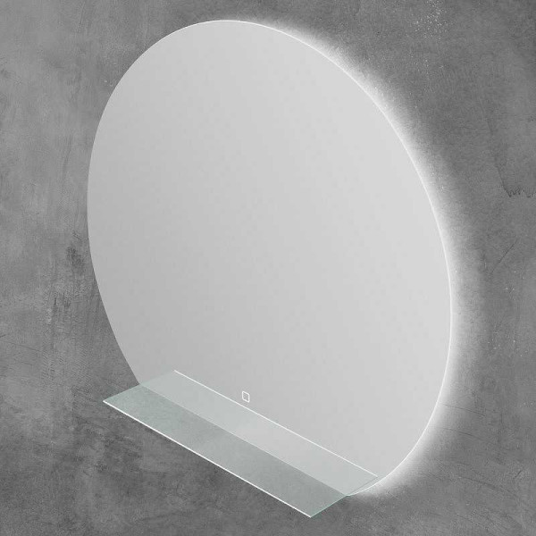 Зеркало с подсветкой BelBagno SPC-RNG 90 с полкой (SPC-RNG-900-LED-TCH-MENS)