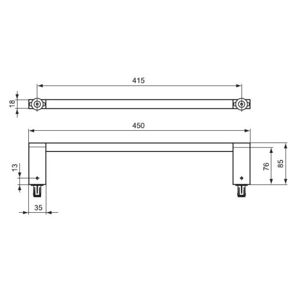 Полотенцедержатель Ideal Standard Connect (E6981AA)