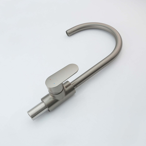 Смеситель для кухни Aquatek Ника оружейная сталь (AQ1882BGM)