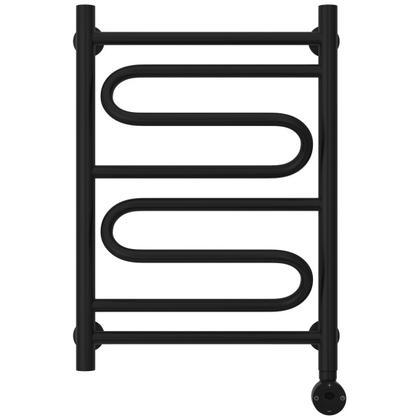 Полотенцесушитель электрический Сунержа Стилье Формат 22 ТП 600x400 (1+2+1) ПZП 21 матовый чёрный (31522-6040)