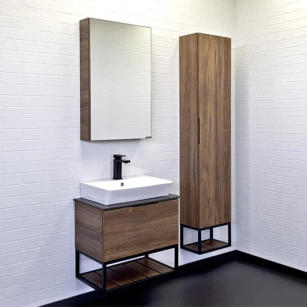 Тумба подвесная Comforty Порто 600x400x645 дуб темно-коричневый (00-00010677) Тумба подвесная Comforty Порто 600x400x645 дуб темно-коричневый (00-00010677)