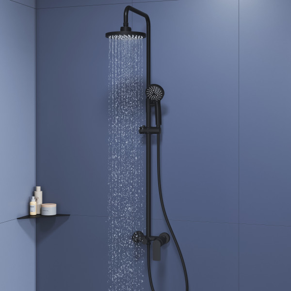 Душевая система RGW Shower Panels черный (59140126-04) Душевая система RGW Shower Panels черный (59140126-04)