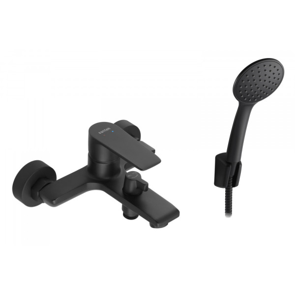 Смеситель для ванны и душа Santek Арма черный с душевым гарнитуром (WH5A1007N001) Смеситель для ванны и душа Santek Арма черный с душевым гарнитуром (WH5A1007N001)