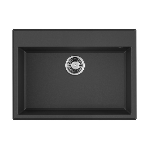 Мойка для кухни врезная Omoikiri Tedori 68-BL 680х599 черный (4993964)