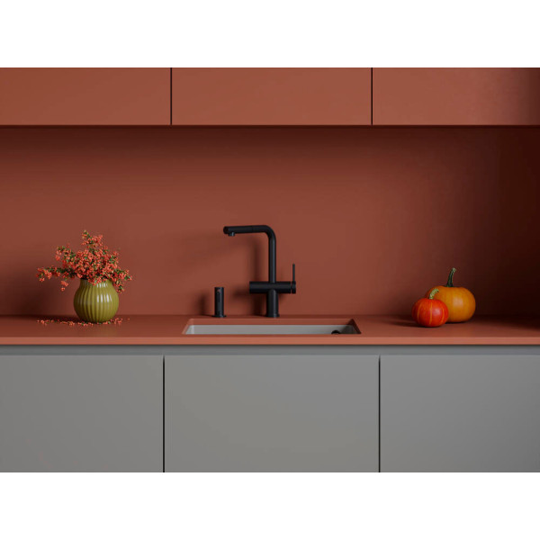 Смеситель для кухни Omoikiri Karatsu-S-GB с выдвижным изливом графит (4994611)