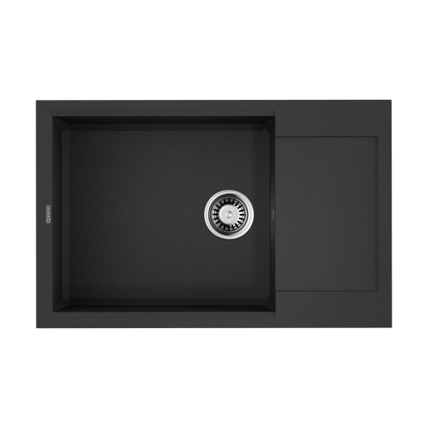 Мойка для кухни врезная Omoikiri Sakaime 78-LB-BL Tetogranit/черный (4993900)