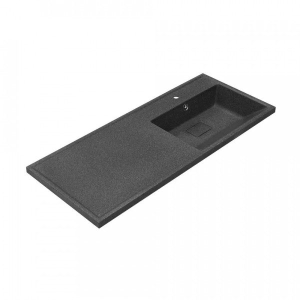 Раковина над стиральной машиной Aquaton Лайн 50x120x16 R черный (1.A720.8.3KL.F21.R)