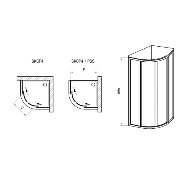 Душевой уголок Ravak Supernova 80x80x195 стекло матовое, профиль белый (3114O10211) Душевой уголок Ravak Supernova 80x80x195 стекло матовое, профиль белый (3114O10211)