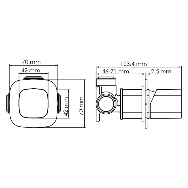 Смеситель для биде WasserKRAFT хром (A08657) Смеситель для биде WasserKRAFT хром (A08657)