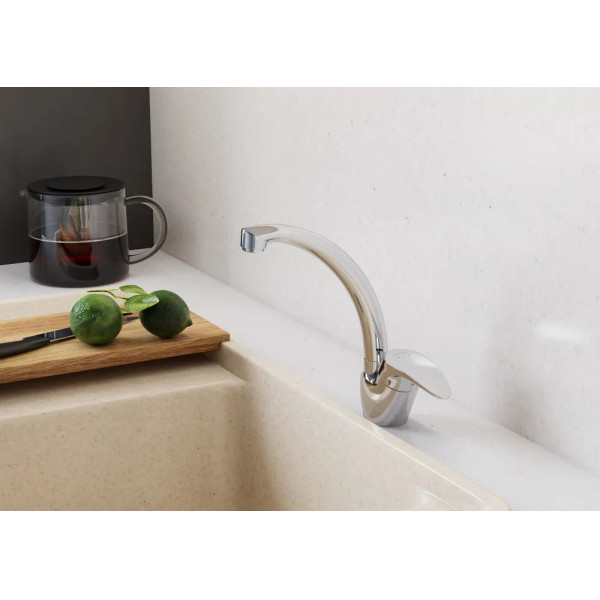 Смеситель для кухни Santek Мавис хром (WH5A41011C001) Смеситель для кухни Santek Мавис хром (WH5A41011C001)