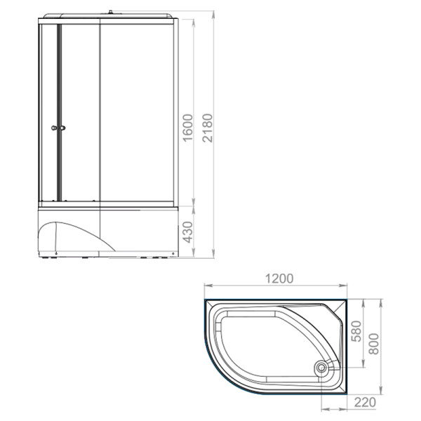 Кабина гидромассажная Melodia Classica 120х80 высокий поддон Right, стекло прозрачное, профиль белый (MB01013) Кабина гидромассажная Melodia Classica 120х80 высокий поддон Right, стекло прозрачное, профиль белый (MB01013)