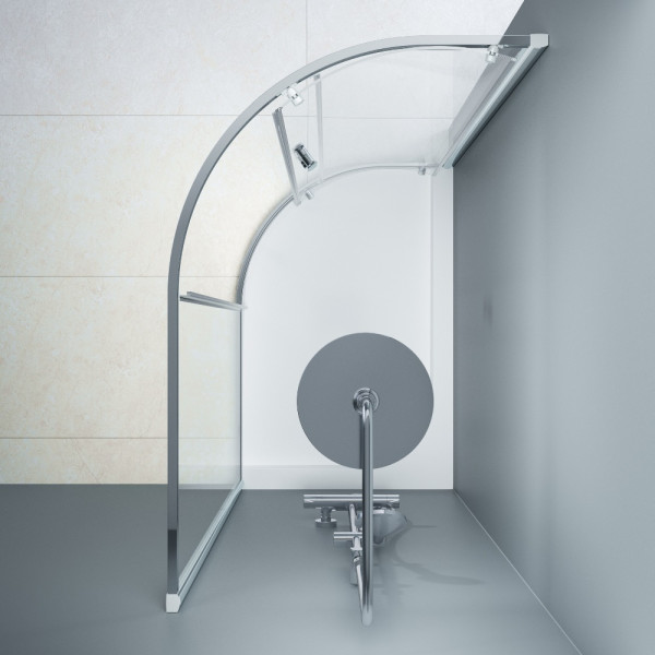 Душевой уголок AM.PM Like 120х80x190 стекло матовое, профиль хром (W83UG-302U120MT)