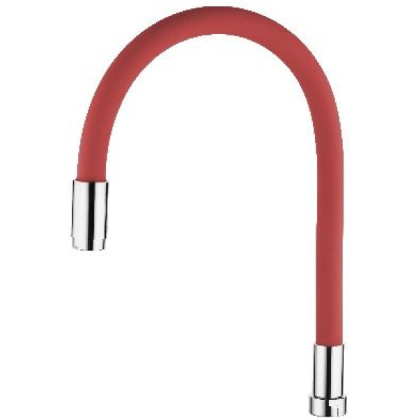 Излив для смесителя Ledeme гибкий, красный (L7503-1)