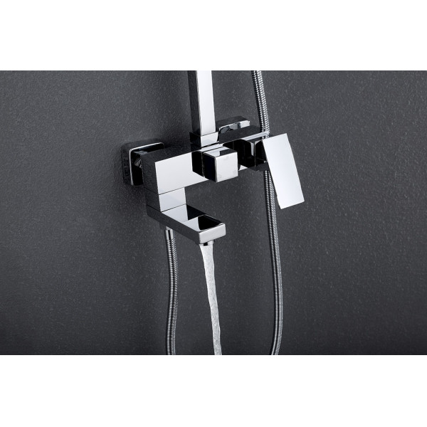 Душевая система Abber Daheim с изливом хром (AF8216L)
