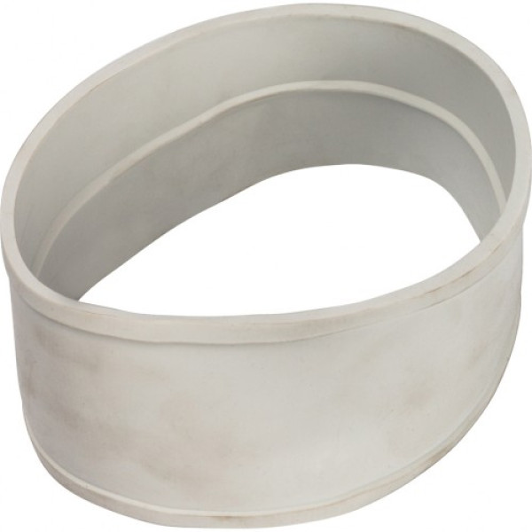 Элемент дымохода Stout отвод коаксиальный 45° п/м DN60/100 (уплотнения и хомут в комплекте) (SCA-6010-000045)