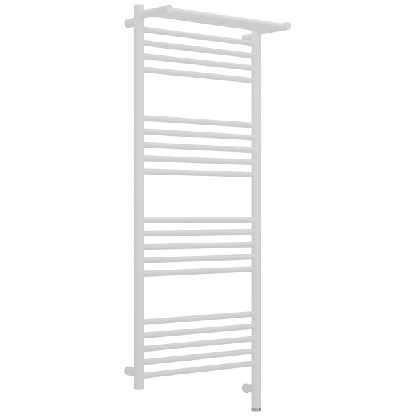 Полотенцесушитель электрический Сунержа Богема 3.1 1200x500 с полочкой провод справа матовый белый (30-6007-1250)