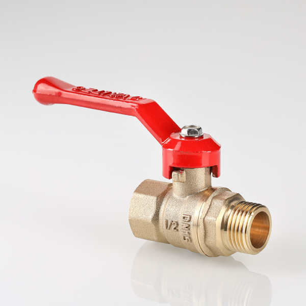 Кран 1/2" ВН шаровый Valtec Стандарт без покрытия (красная ручка) VT.121.GN.06 Кран 1/2" ВН шаровый Valtec Стандарт без покрытия (красная ручка) VT.121.GN.06