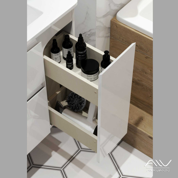 Тумба подвесная Alavann Eva 100 (белая)