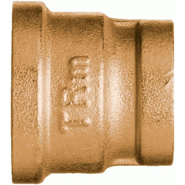 Муфта переходная 1/2"х3/4" TeRma (латунь) (06327) Муфта переходная 1/2"х3/4" TeRma (латунь) (06327)
