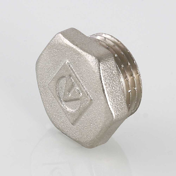 Заглушка 1/2"Н Valtec (никель) (VTr.583.N.0004) Заглушка 1/2"Н Valtec (никель) (VTr.583.N.0004)