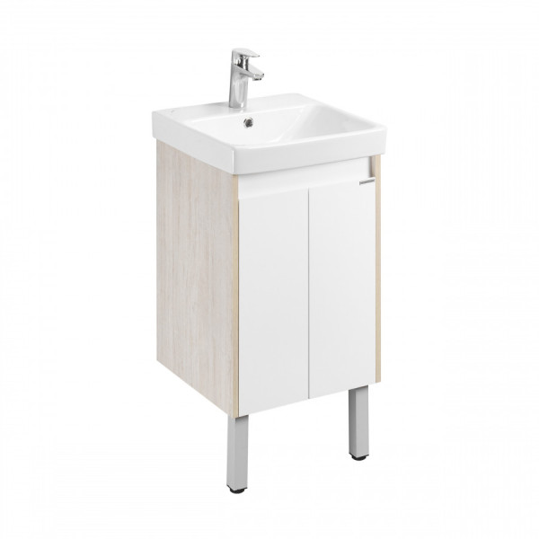 Тумба подвесная Aquaton Сканди 432x427x603 белый, дуб верона (1.A278.7.01S.DB2.0)