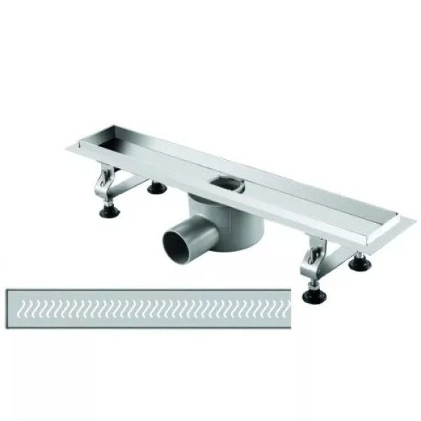 Душевой лоток RGW SDR-01-80-E1 на ножках, с решеткой хром (21210180-01)