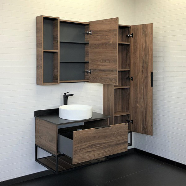 Тумба подвесная Comforty Порто 750x520x645 дуб темно-коричневый (00-00008926) Тумба подвесная Comforty Порто 750x520x645 дуб темно-коричневый (00-00008926)
