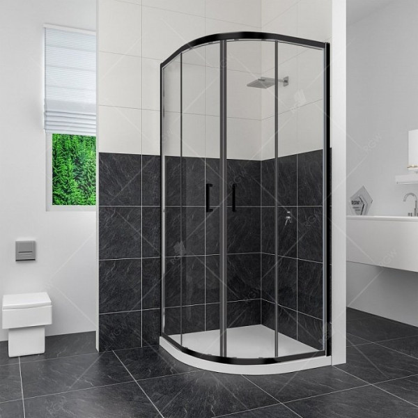 Душевой уголок RGW Classik CL-54-B 90х90 профиль черный, стекло прозрачное 32095499-14