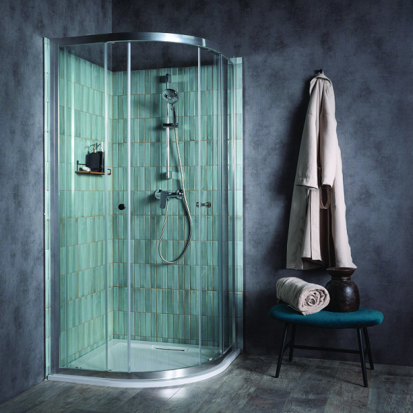 Душевой уголок Jacob Delafon Serenity 90x190 стекло прозрачное, профиль хром (E14R90-GA)