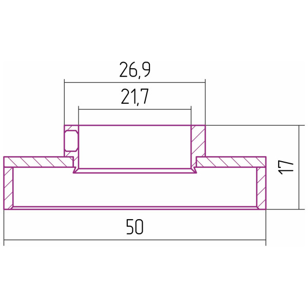 Отражатель Сунержа TUBE 1/2" (00-1029-0001)