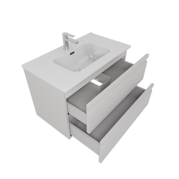 Тумба подвесная Aquatek 815x460x545 серый туман (AQ77080-LG)