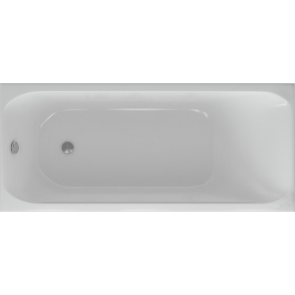 Ванна акриловая Акватек Альфа 140x70 на каркасе, с фронтальным экраном, слив-перелив Ванна акриловая Акватек Альфа 140x70 на каркасе, с фронтальным экраном, слив-перелив