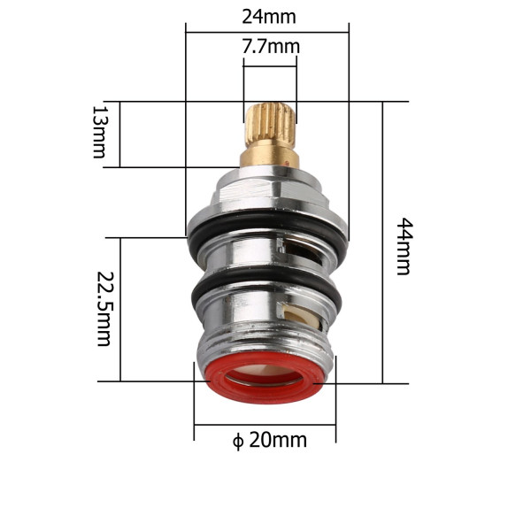Кран-букса Fashun картридж для дивертора (A523)
